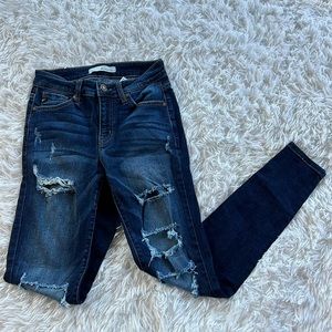 Kancan distressed skinny Jean